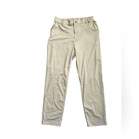 Khaki men’s soft to the touch dress pants size XL no known brand - Picture 1 of 10
